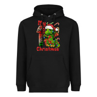 Black my first christmas dragon Heavyweight Hoodie - FaDigitalArtStudio