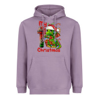 Lavender my first christmas dragon Heavyweight Hoodie - FaDigitalArtStudio