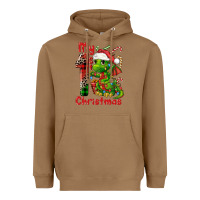 Toasted Coconut my first christmas dragon Heavyweight Hoodie - FaDigitalArtStudio