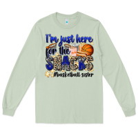Matcha i'm just here for the snacks #basketball sister Long Sleeve Tee - Zillion Design Studio