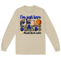 Mushroom i'm just here for the snacks #basketball sister Long Sleeve Tee - Zillion Design Studio