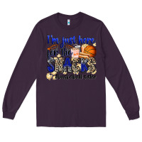 Plum i'm just here for the snacks #basketball sister Long Sleeve Tee - Zillion Design Studio