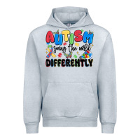 Heather Grey autism seeing the world differently Urban Hoodie - MaliasSmallBusiness