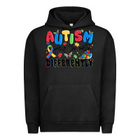 Pigment Black autism seeing the world differently Urban Hoodie - MaliasSmallBusiness