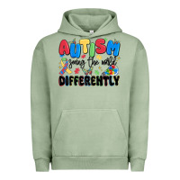 Pigment Oil Green autism seeing the world differently Urban Hoodie - MaliasSmallBusiness