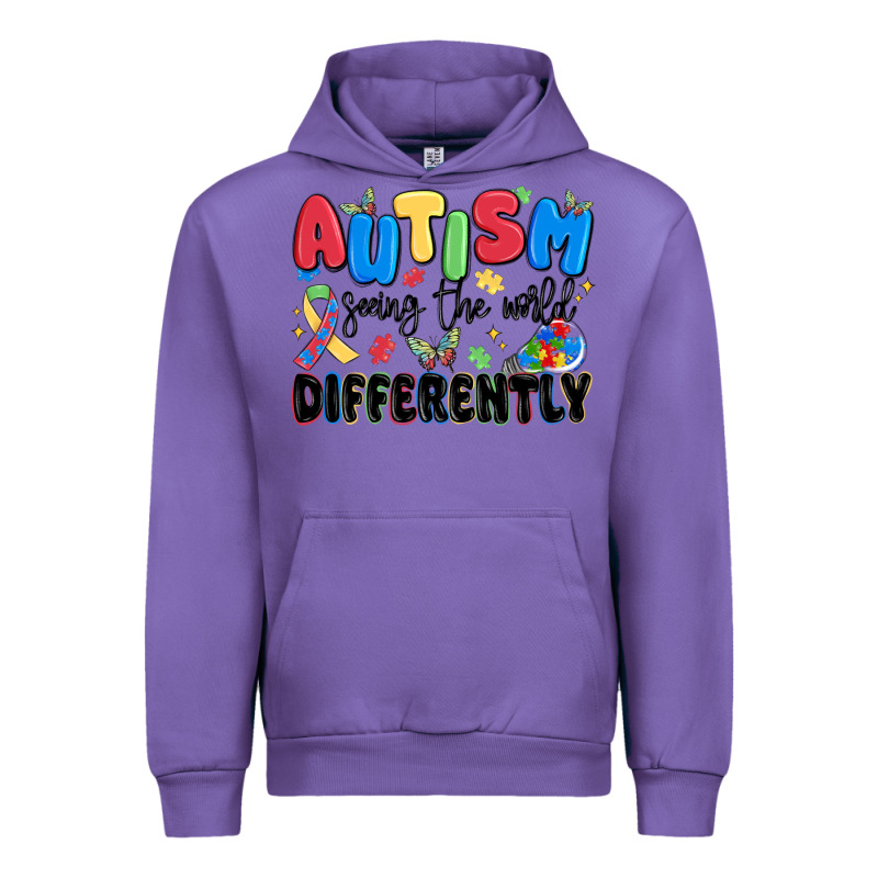 Autism Seeing The World Differently Urban Hoodie by MaliasSmallBusiness | Teevron