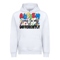 White autism seeing the world differently Urban Hoodie - MaliasSmallBusiness
