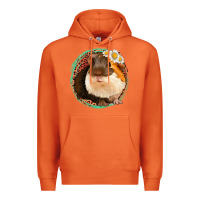 Carrot floral leopard guinea pigs Premium Hoodie - Jasminsmagicworld