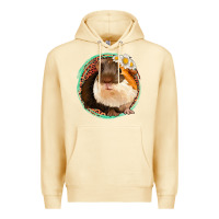Pina Colada floral leopard guinea pigs Premium Hoodie - Jasminsmagicworld