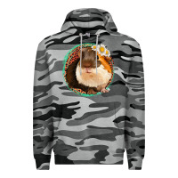 Slate Camo floral leopard guinea pigs Premium Hoodie - Jasminsmagicworld