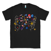 Black fourth of july dancing skeleton Classic Tee - texasbilliewilder
