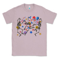 Lilac fourth of july dancing skeleton Classic Tee - texasbilliewilder