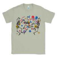 Matcha fourth of july dancing skeleton Classic Tee - texasbilliewilder