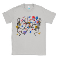 Moon Dust fourth of july dancing skeleton Classic Tee - texasbilliewilder