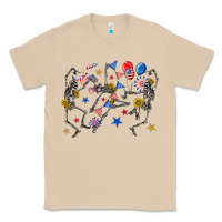 Mushroom fourth of july dancing skeleton Classic Tee - texasbilliewilder