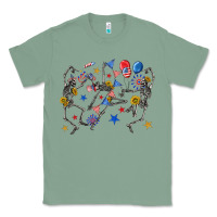 Sage fourth of july dancing skeleton Classic Tee - texasbilliewilder
