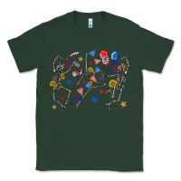 Sports Green fourth of july dancing skeleton Classic Tee - texasbilliewilder
