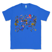 True Royal fourth of july dancing skeleton Classic Tee - texasbilliewilder
