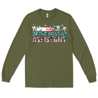 Army Green orthodontist assistant Long Sleeve Tee - texasbilliewilder