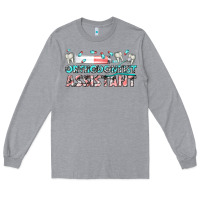 Heather Grey orthodontist assistant Long Sleeve Tee - texasbilliewilder