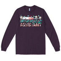 Plum orthodontist assistant Long Sleeve Tee - texasbilliewilder