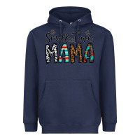 Navy small town mama Heavyweight Hoodie - CowhideDigitalArt