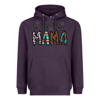Plum small town mama Heavyweight Hoodie - CowhideDigitalArt