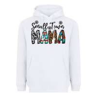 White small town mama Heavyweight Hoodie - CowhideDigitalArt