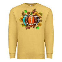 Antique Gold fall football sunflower and fall Premium Sweatshirt - AdoDesignShop