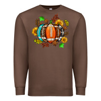 Chestnut fall football sunflower and fall Premium Sweatshirt - AdoDesignShop