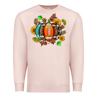Pale Pink fall football sunflower and fall Premium Sweatshirt - AdoDesignShop