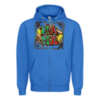 True Royal softball mama with leopard Zipper Hoodie - Zillion Design Studio