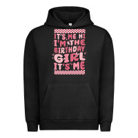 Pigment Black it's me hi i'm the birthday girl it's me Urban Hoodie - MaliasSmallBusiness