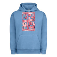 Pigment Pebble Blue it's me hi i'm the birthday girl it's me Urban Hoodie - MaliasSmallBusiness