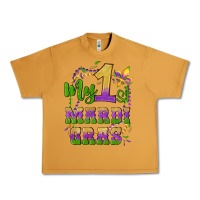 Peanut Butter my first mardi gras glitter fleur de lis Urban Heavy Tee - Artiststas