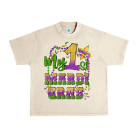 Sandshell my first mardi gras glitter fleur de lis Urban Heavy Tee - Artiststas
