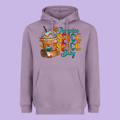 Pumpkin Spice Baby Heavyweight Hoodie Designed By Racoondesign
