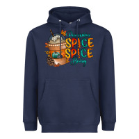 Navy pumpkin spice baby Heavyweight Hoodie - RacoonDesign