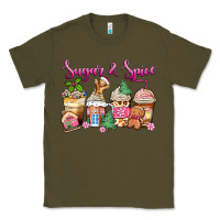 Army Green sugar and spice pink gingerbread coffee cups Classic Tee - Zillion Design Studio