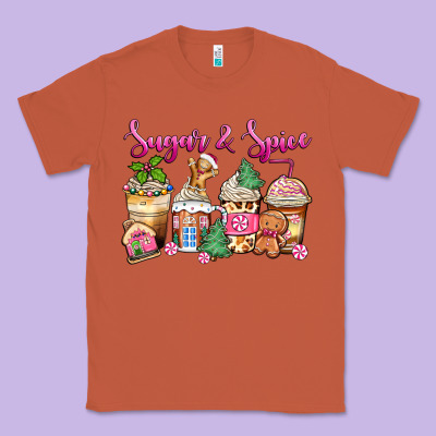 Classic Tee sugar and spice pink gingerbread coffee cups