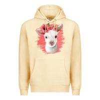 Pina Colada floral baby goat Premium Hoodie - Jasminsmagicworld