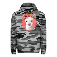 Slate Camo floral baby goat Premium Hoodie - Jasminsmagicworld