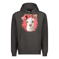 Smoke floral baby goat Premium Hoodie - Jasminsmagicworld