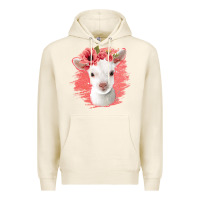 Tofu floral baby goat Premium Hoodie - Jasminsmagicworld