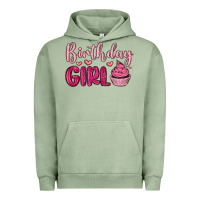 Pigment Oil Green birthday girl cupcake Urban Hoodie - MaliasSmallBusiness
