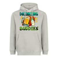 Moon Dust drinking buddies with baby bottle and beer Heavyweight Hoodie - HRA Design Shop