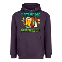 Plum drinking buddies with baby bottle and beer Heavyweight Hoodie - HRA Design Shop