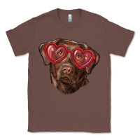 Chestnut labrador retriever with love glass Classic Tee - RanaPortraitStore