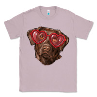 Lilac labrador retriever with love glass Classic Tee - RanaPortraitStore