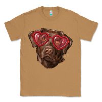 Toasted Coconut labrador retriever with love glass Classic Tee - RanaPortraitStore